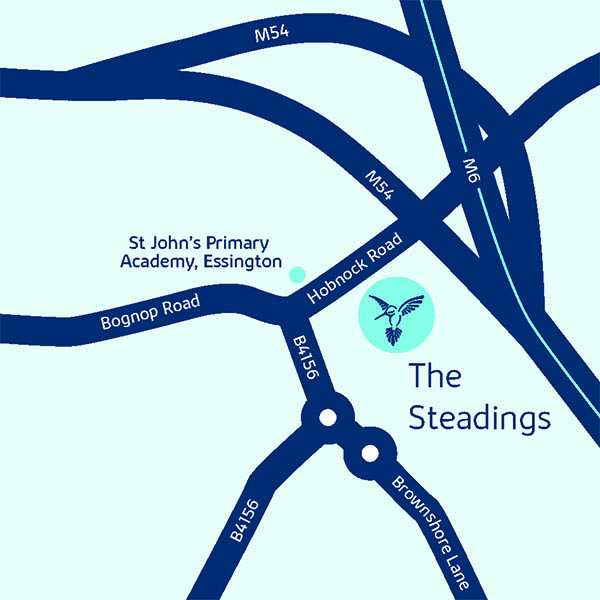 Development map for the steadings